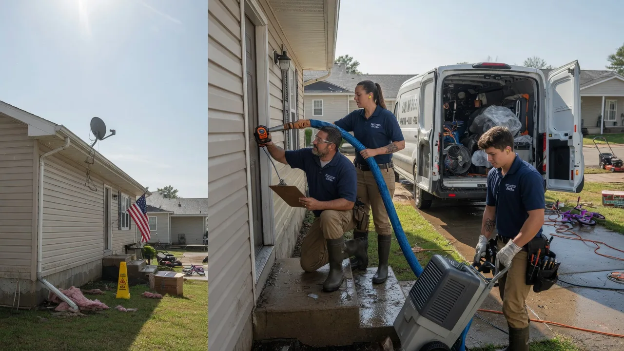 Ceiling Water Damage Restoration in Pocahontas, VA near me